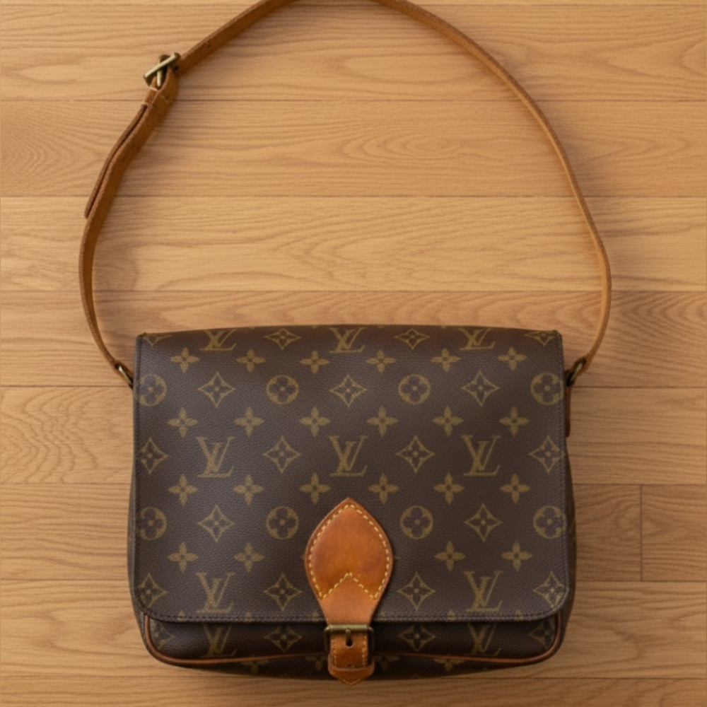 Louis Vuitton 1990 unisex cartoucheire GM satchel